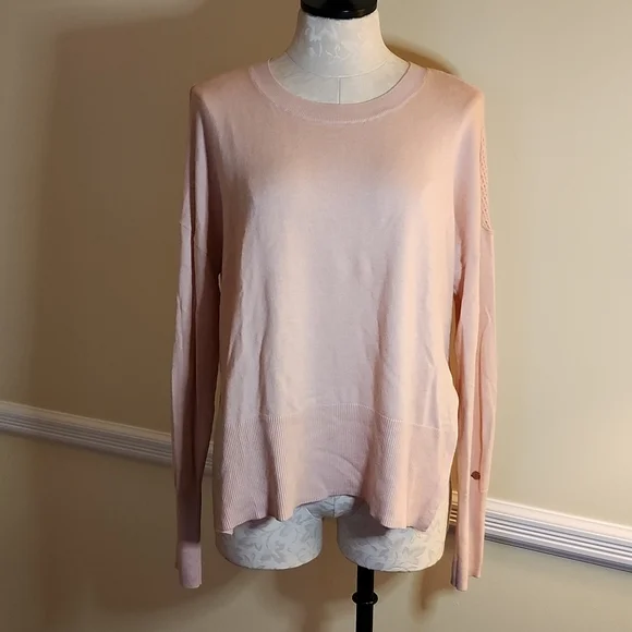 CALIA Journey Open Knit Sweater Crewneck Pullover - Picture 5 of 8